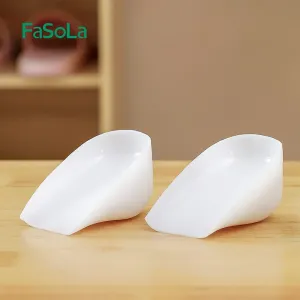 FaSoLa Invisible Silicone Height Increase Insoles for Men - 2.5cm, White