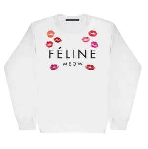 FELINE KISS SWEATSHIRT