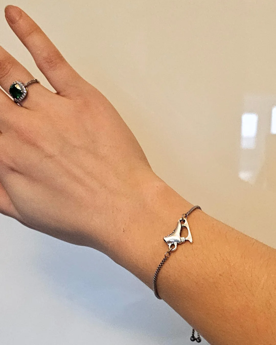 Figure Skate Bracelet