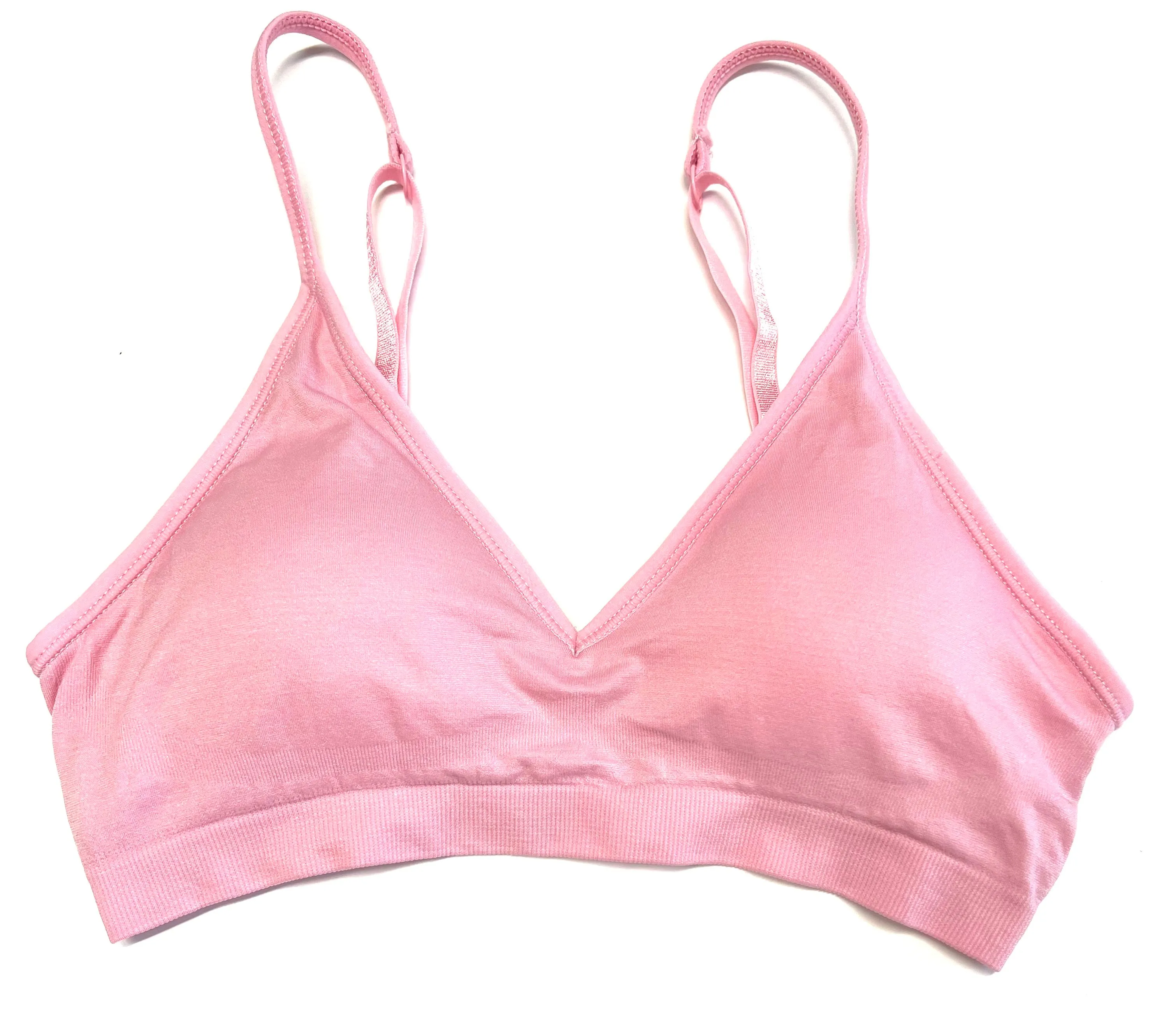 Fitted V-Front Adjustable / Convertible Straps Padded Bra