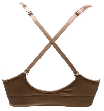 Fitted V-Front Adjustable / Convertible Straps Padded Bra