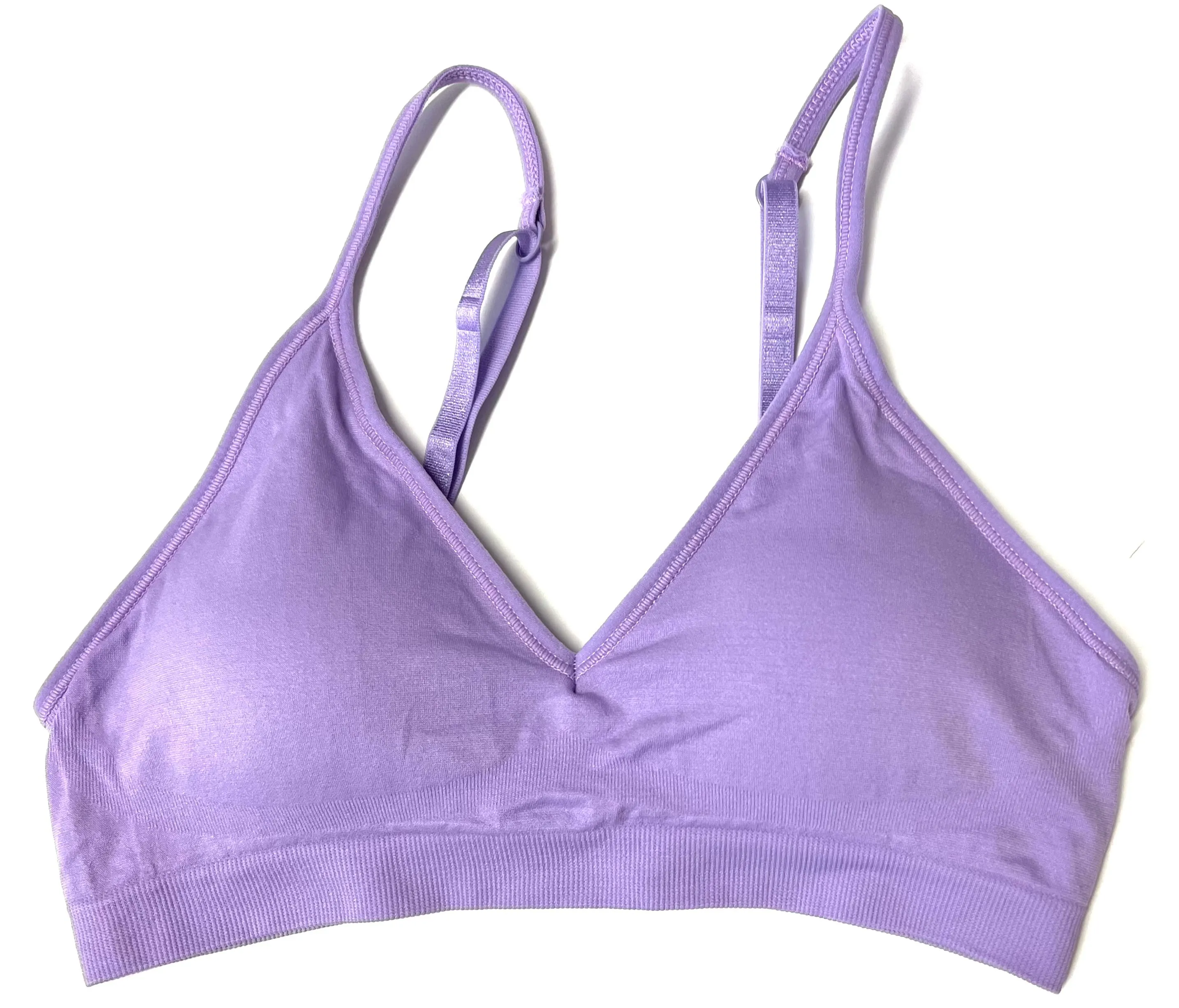 Fitted V-Front Adjustable / Convertible Straps Padded Bra