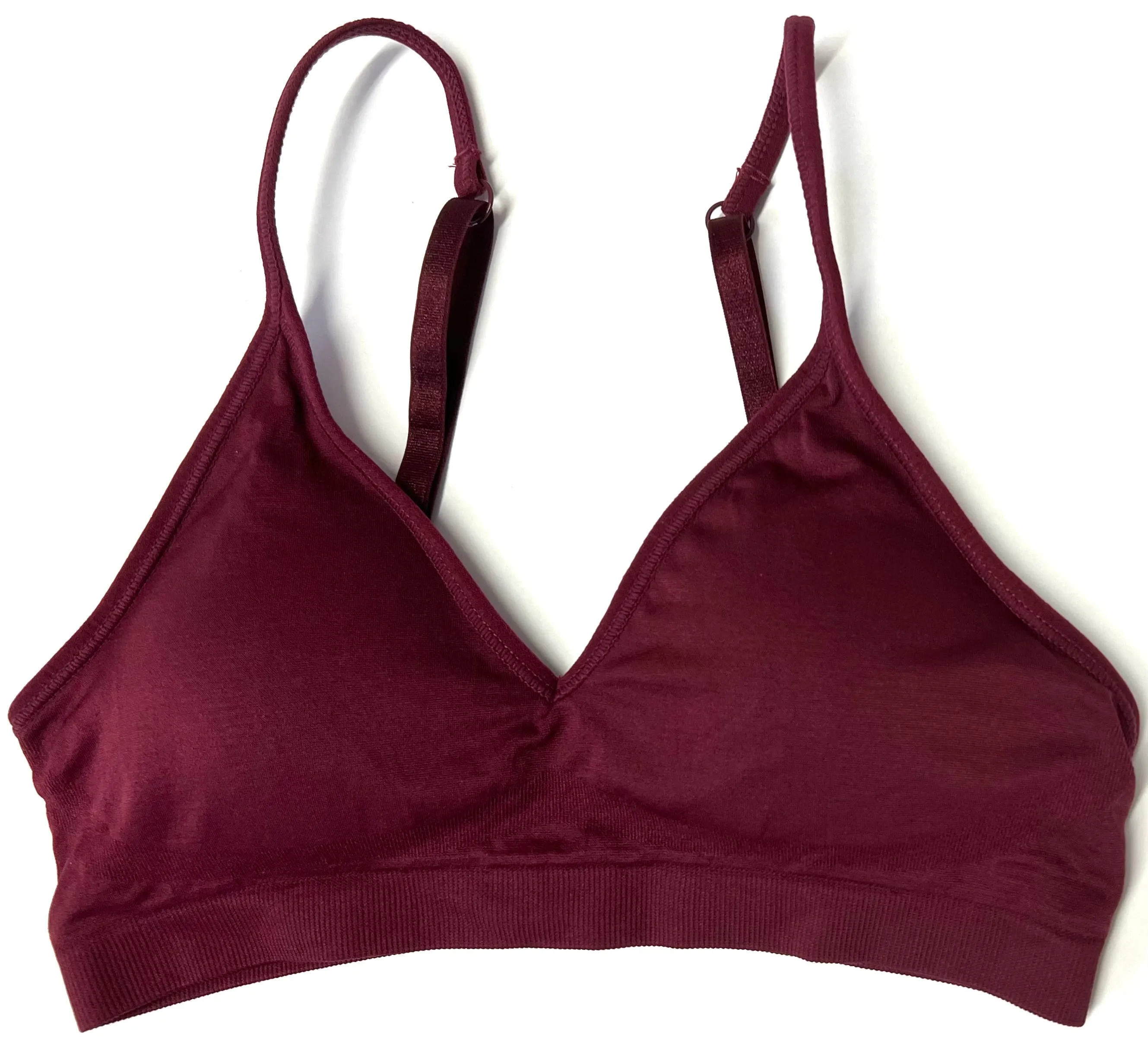 Fitted V-Front Adjustable / Convertible Straps Padded Bra