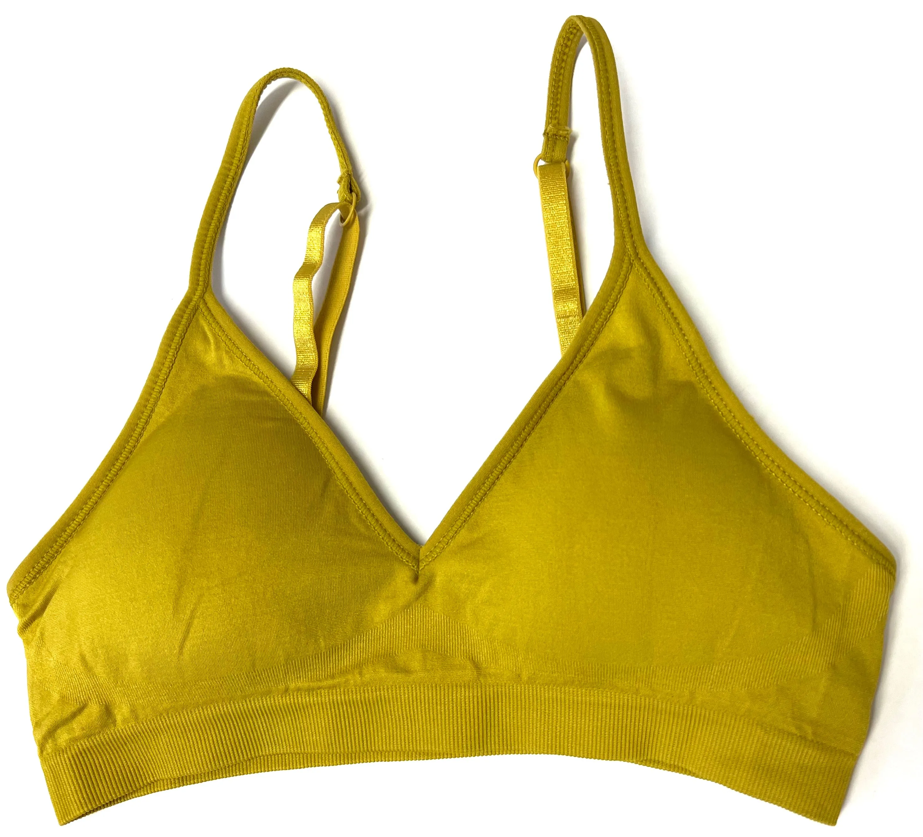 Fitted V-Front Adjustable / Convertible Straps Padded Bra