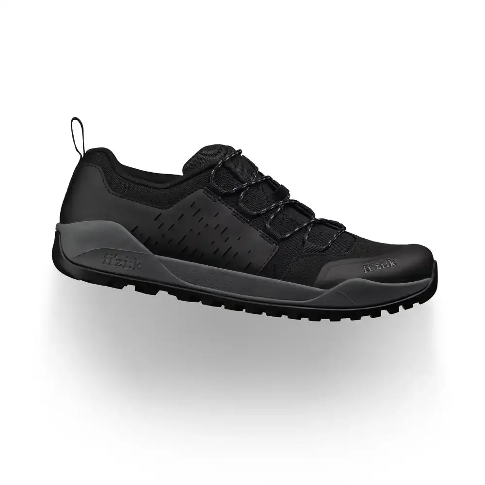 Fizik Terra X2 Ergolace Flat E-Bike Shoes - Black