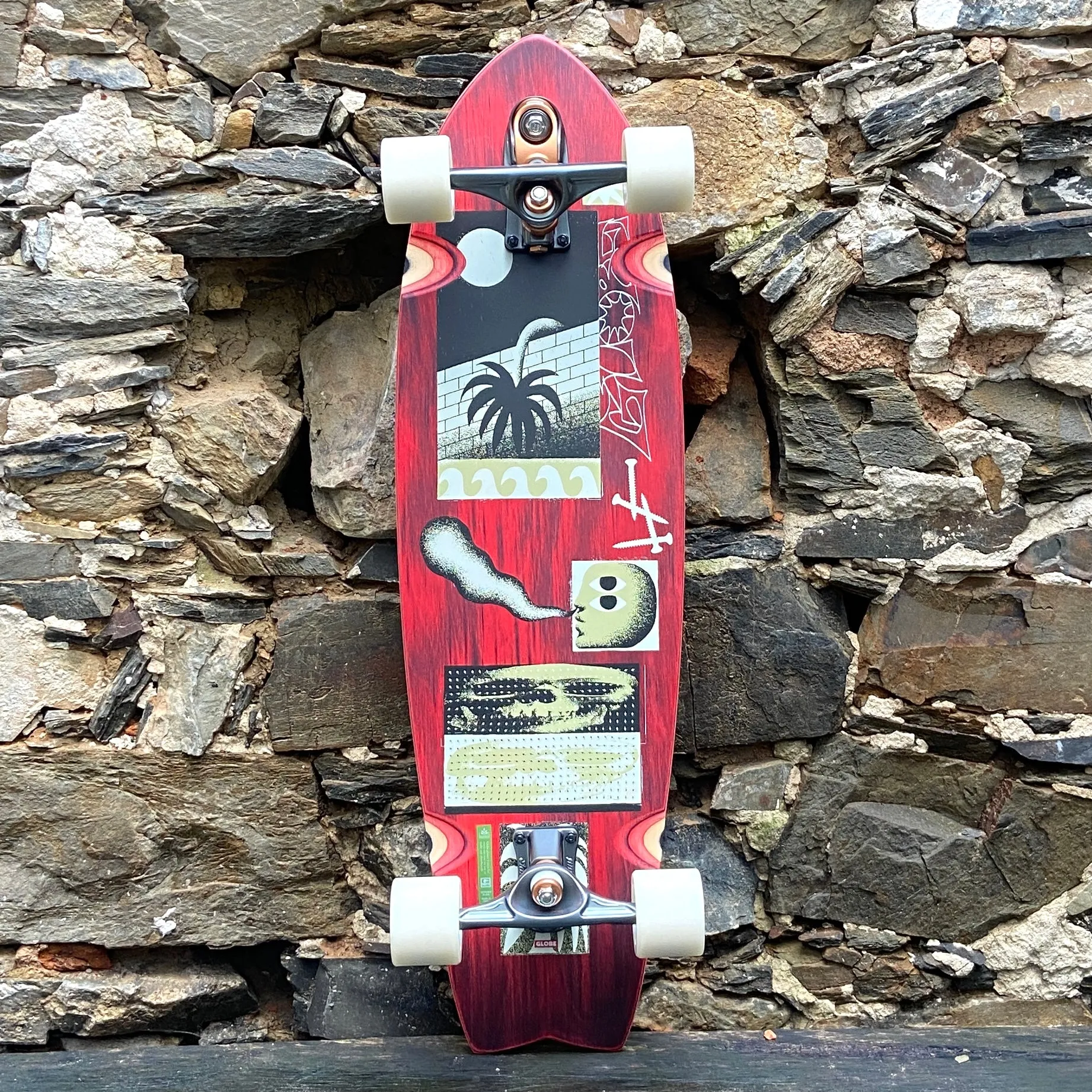 GLOBE   CHROMANTIC SURF SKATE - SS LAST IN - 33" SURF SKATE