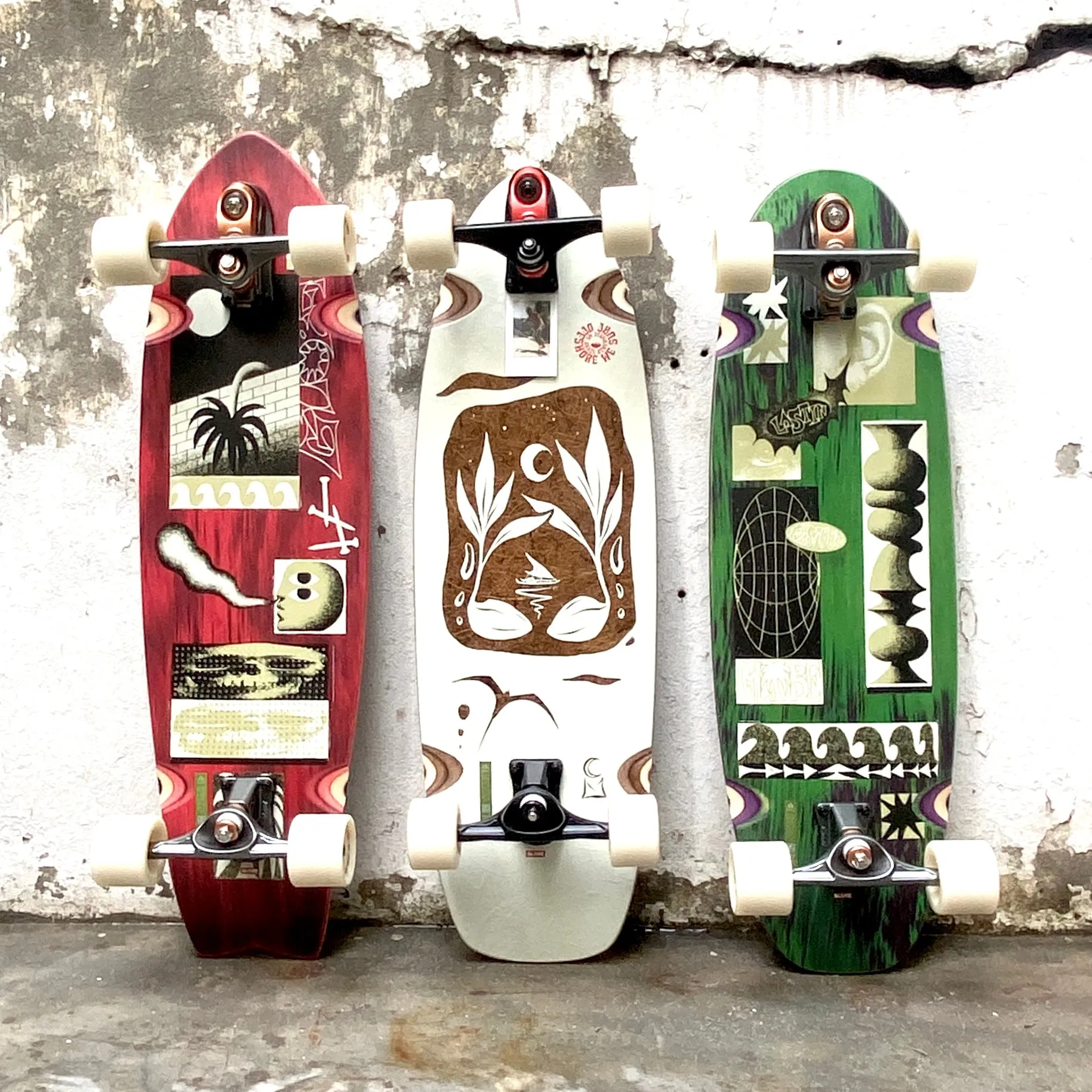 GLOBE   CHROMANTIC SURF SKATE - SS LAST IN - 33" SURF SKATE