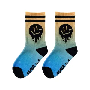 Gradient Drippin in Smiles Socks