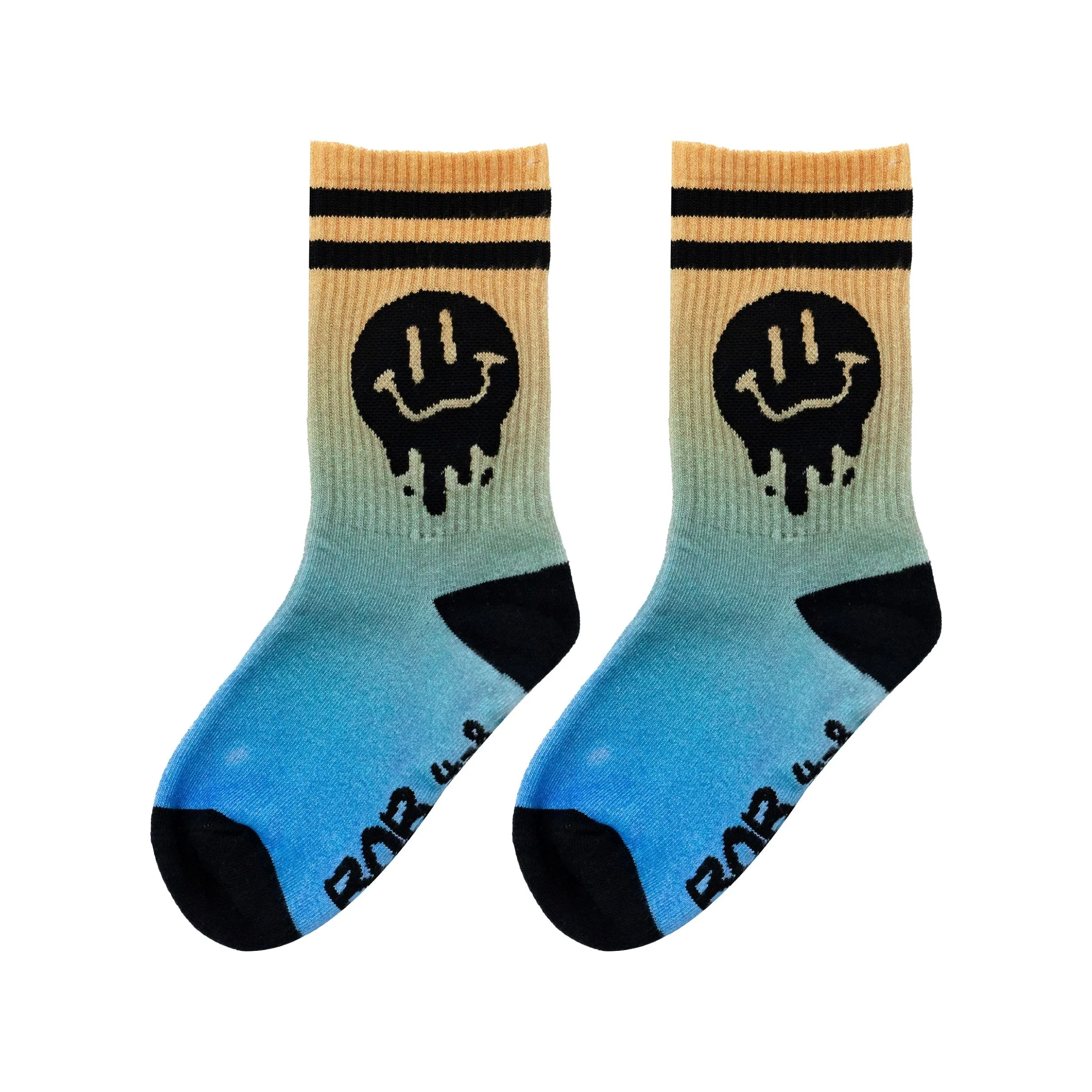 Gradient Drippin in Smiles Socks