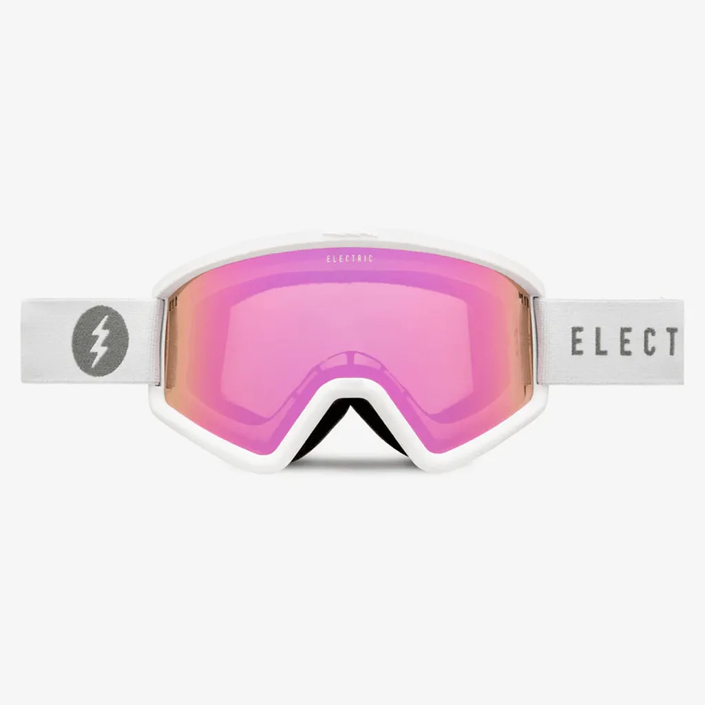 Hex goggle - Matte white / Pink chrome   Yellow