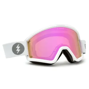 Hex goggle - Matte white / Pink chrome   Yellow