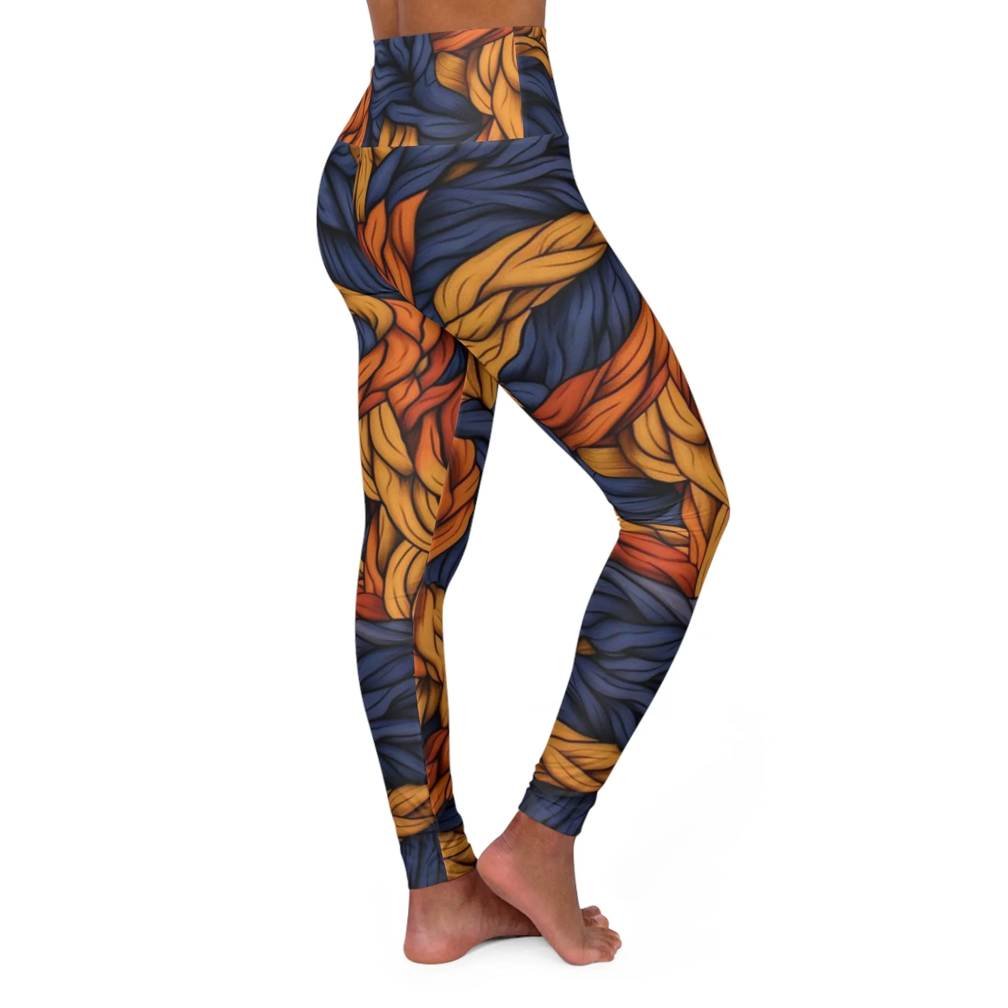 High Waisted Leggings - "Evelynlyonatic"