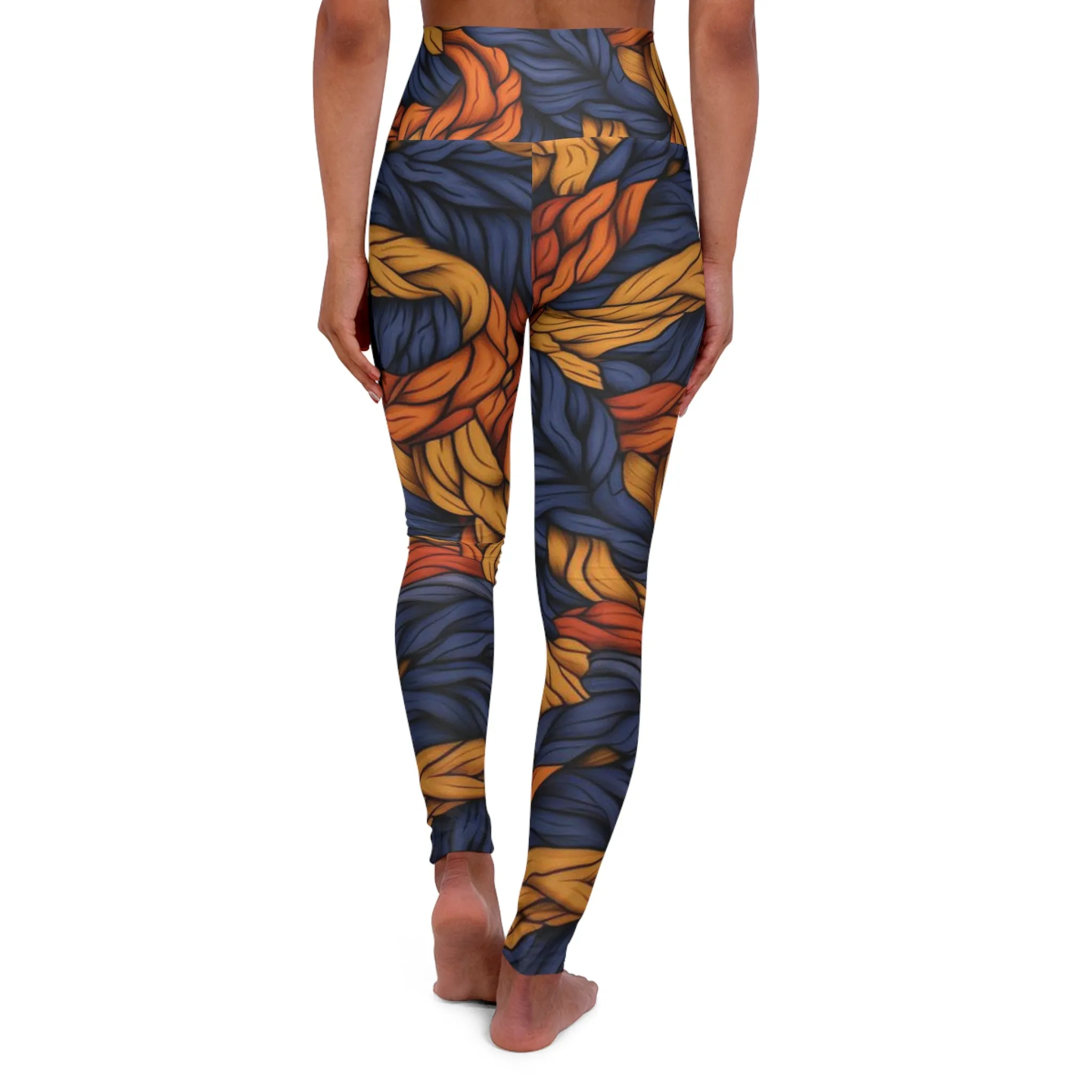 High Waisted Leggings - "Evelynlyonatic"