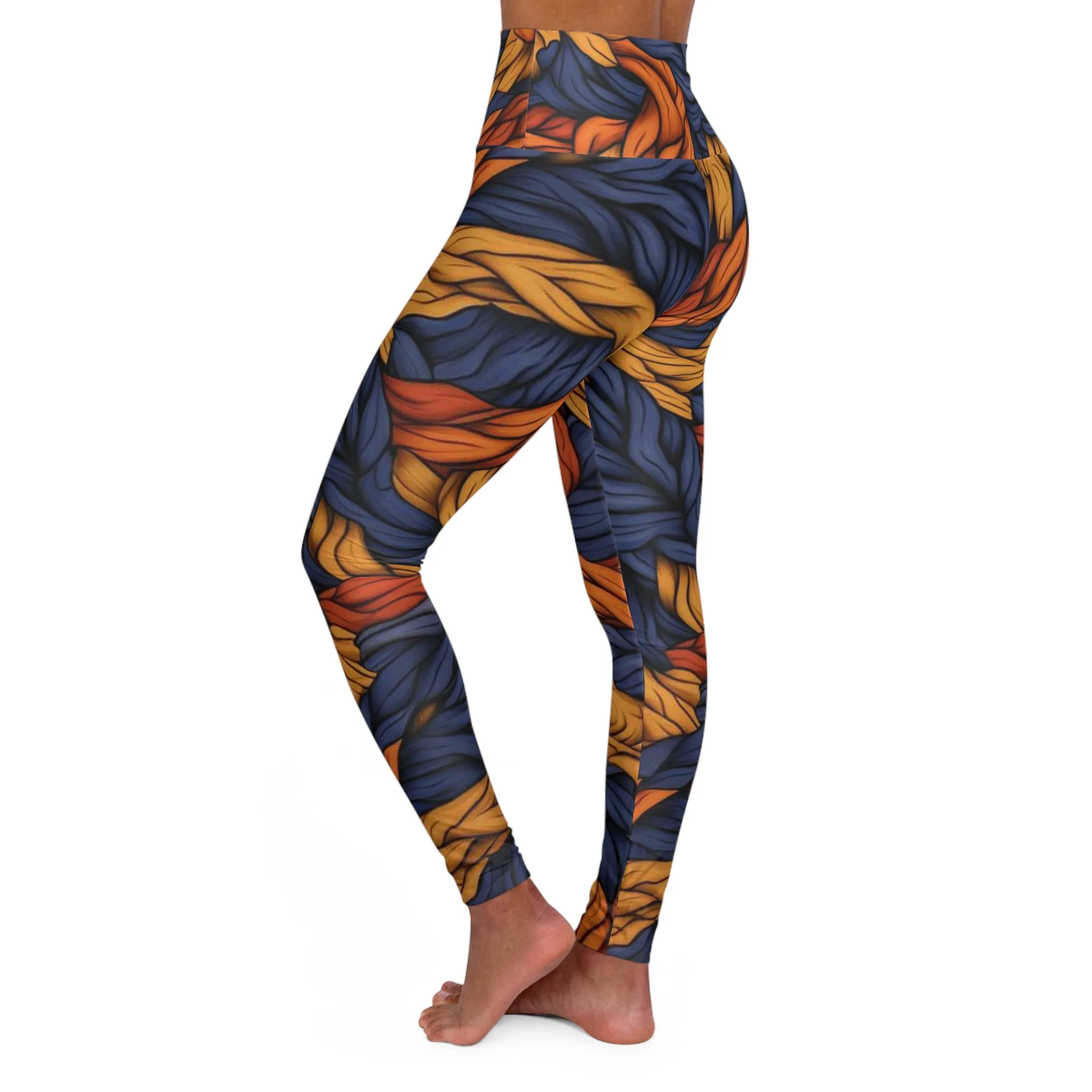 High Waisted Leggings - "Evelynlyonatic"