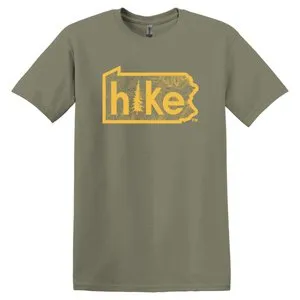 HikePA™ - Men's Classic Topographic Tee