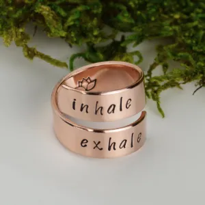 Inhale Exhale Wrap Ring