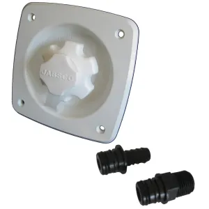 Jabsco Water Pressure Regulator - Flush Mount - White [44412-1045]