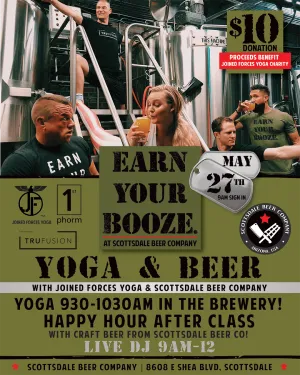 Joined Forces Yoga @ Scottsdale Beer Co (MAY 27)