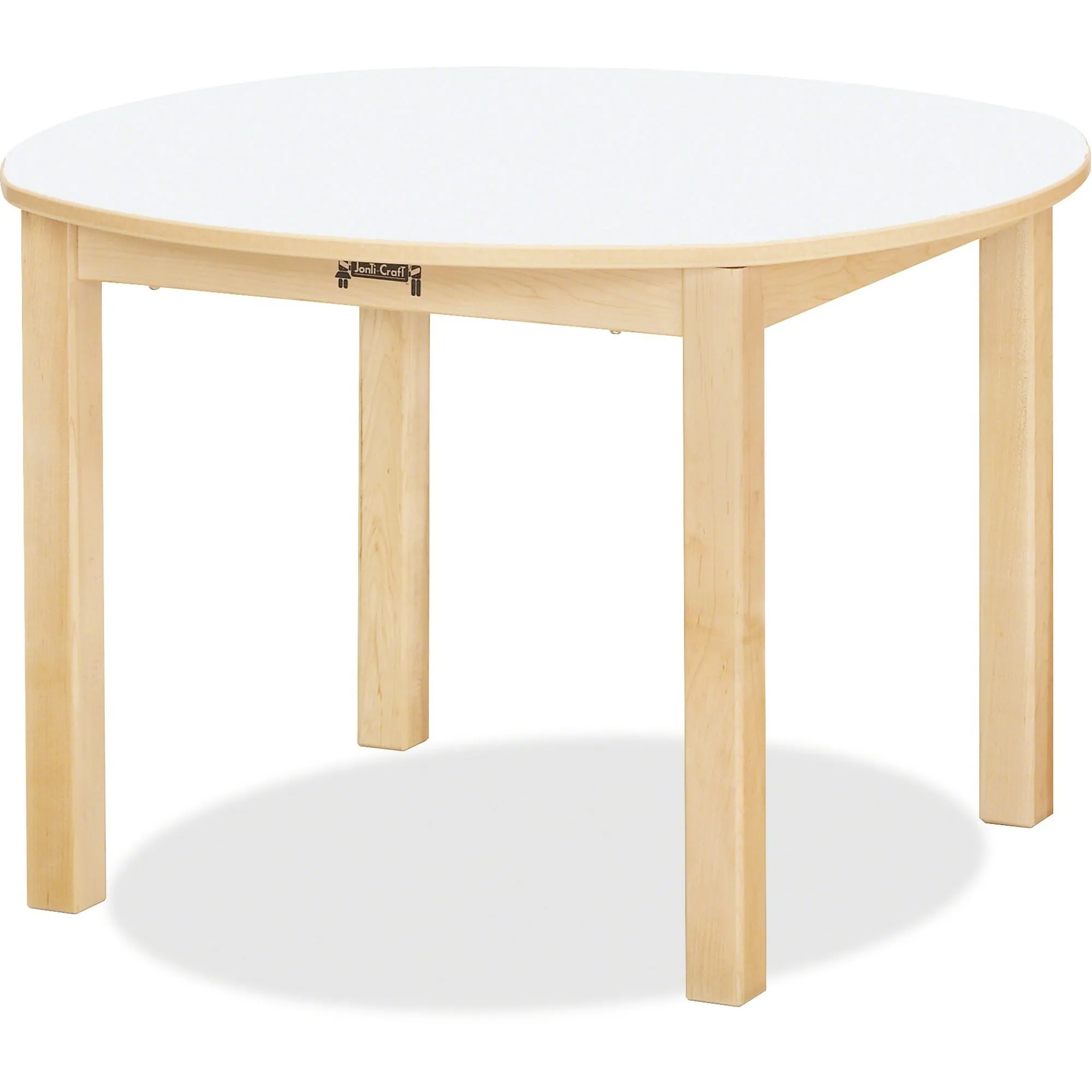 Jonti-Craft Multi-purpose White Round Table