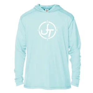 JT Arctic Blue Solar Hooded Long Sleeve