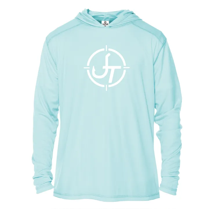 JT Arctic Blue Solar Hooded Long Sleeve