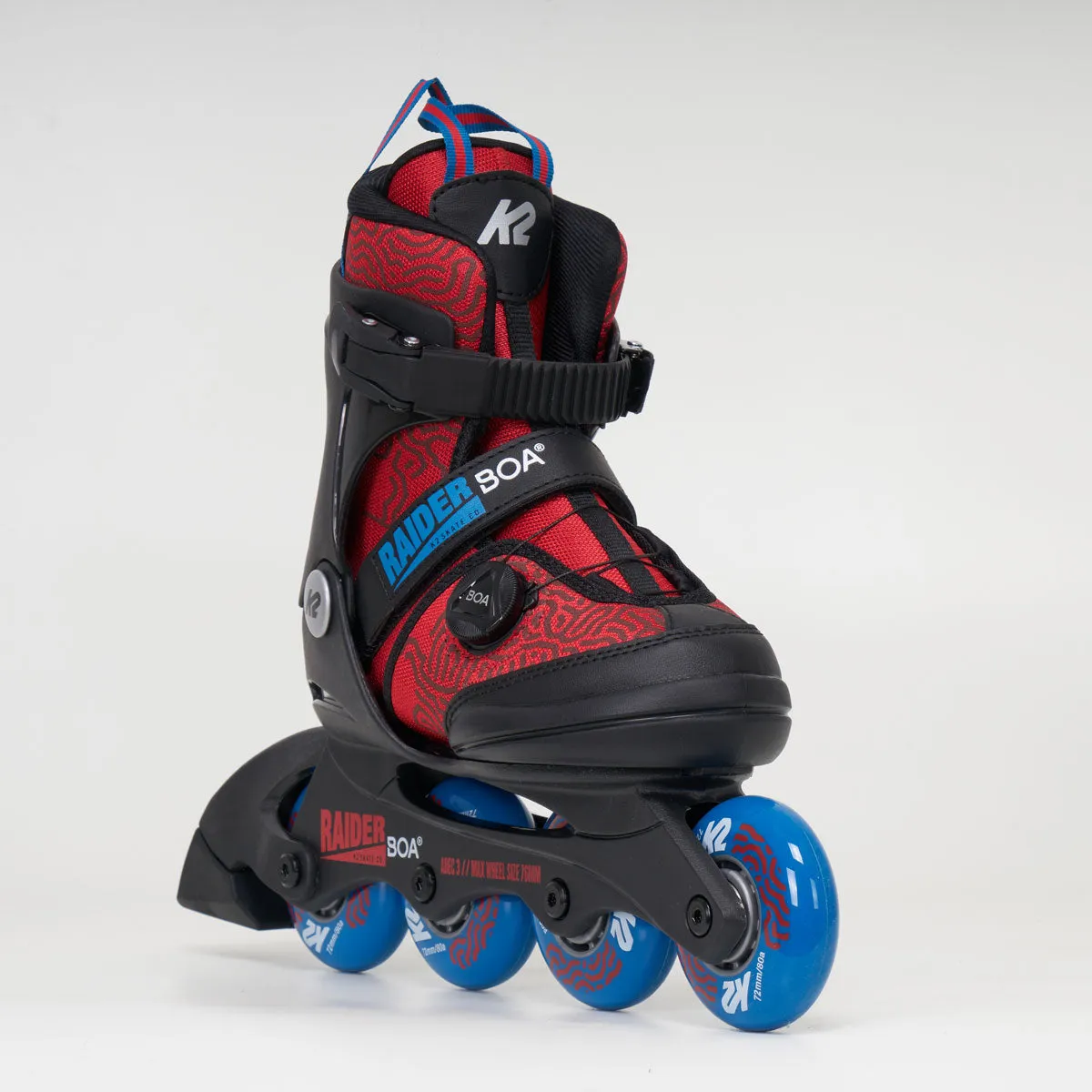 K2 Raider Boa Junior Inline Skates - Red