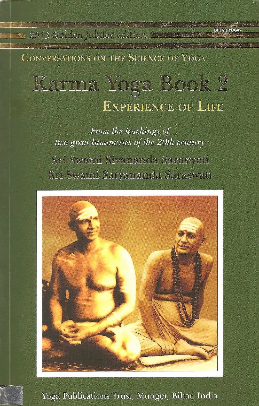 KARMA YOGA BOOK 2 - Experience of life
