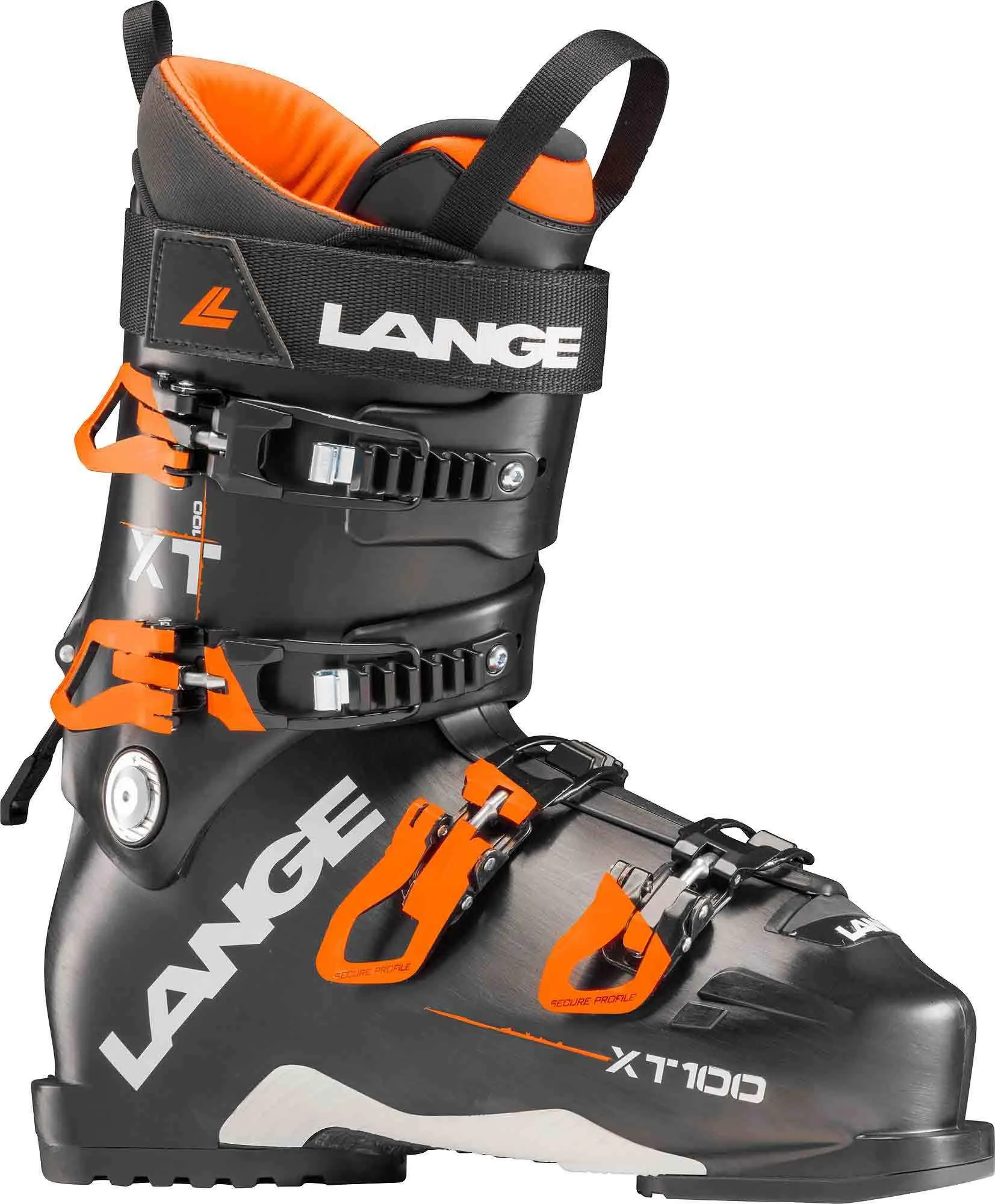 Lange Botas Ski XT 100 Negro/Naranja