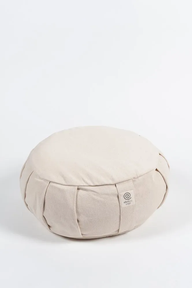 Large Organic Round Meditation Cushions - 4 Pack