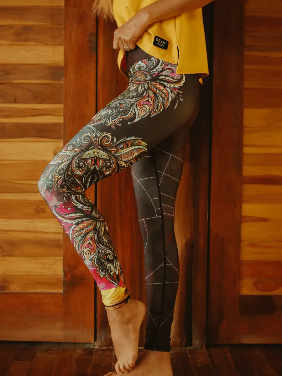 Legging Classique Taille Haute Ecomove - Bloom