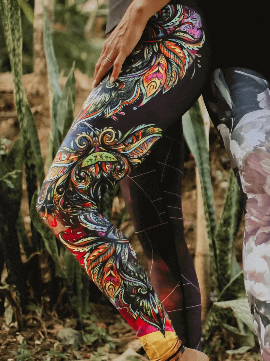 Legging Classique Taille Haute Ecomove - Bloom