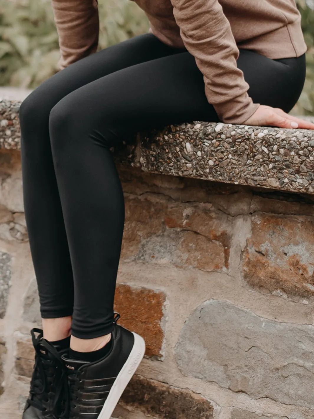 Legging Classique Taille Haute Ecomove - Noir