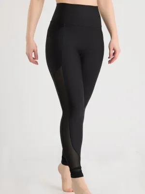 Legging Energy Taille Haute avec Poches Ecomove - Noir