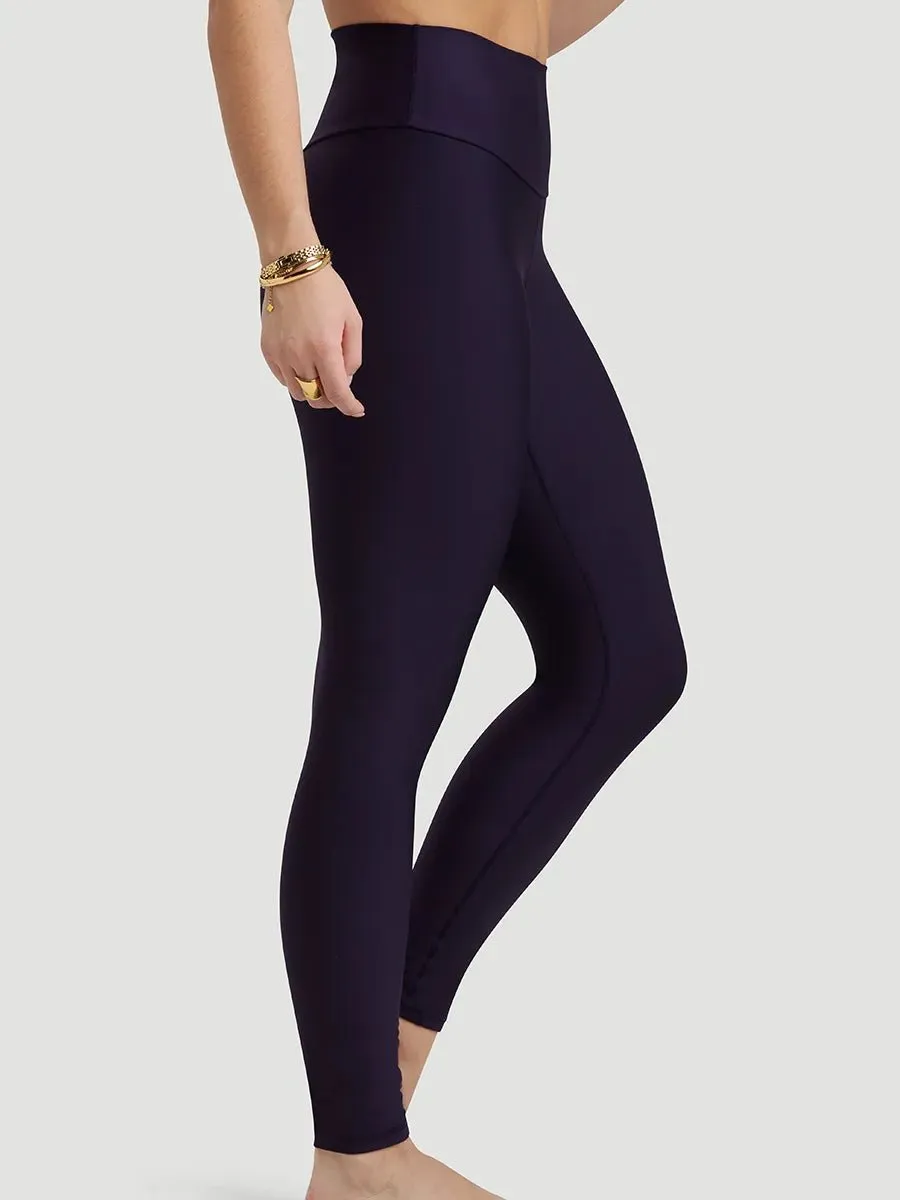 Legging "V" Prononcé Taille Haute Ecomove - Baie Obscure