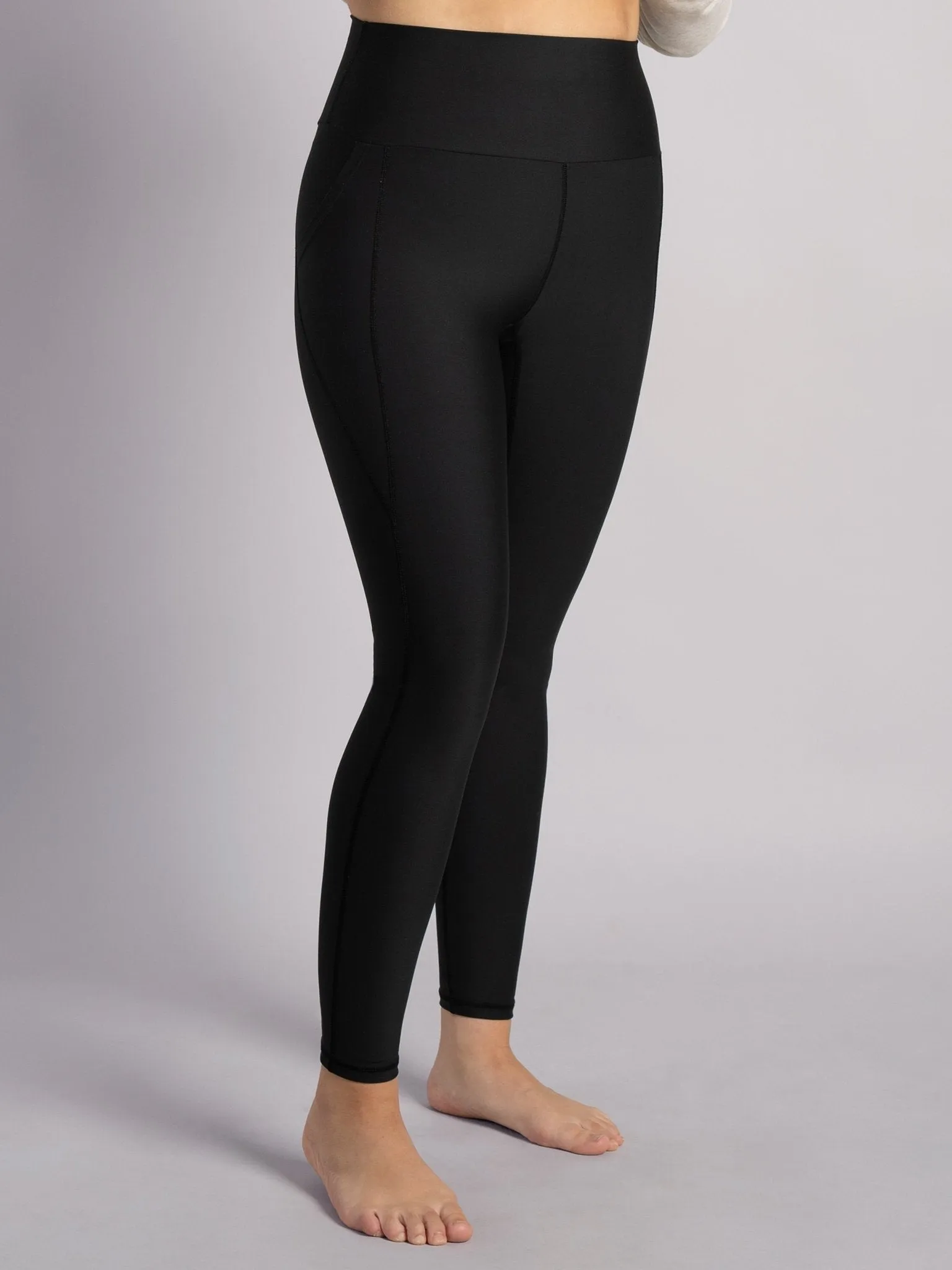 Legging Taille Haute avec Poches Ecomove - Noir