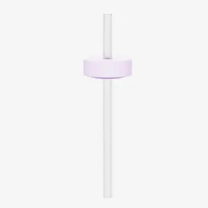 LOUNGE STRAW & CAP -  Lilac