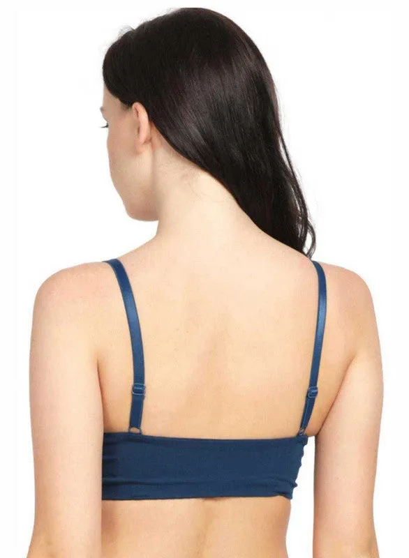 Lovable Aqua Blue Non Padded Non Wired Full Coverage Bra - VITALITY CAMI-Aqua-Blue