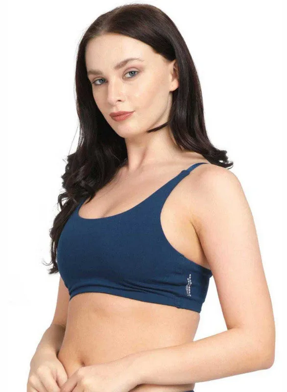 Lovable Aqua Blue Non Padded Non Wired Full Coverage Bra - VITALITY CAMI-Aqua-Blue