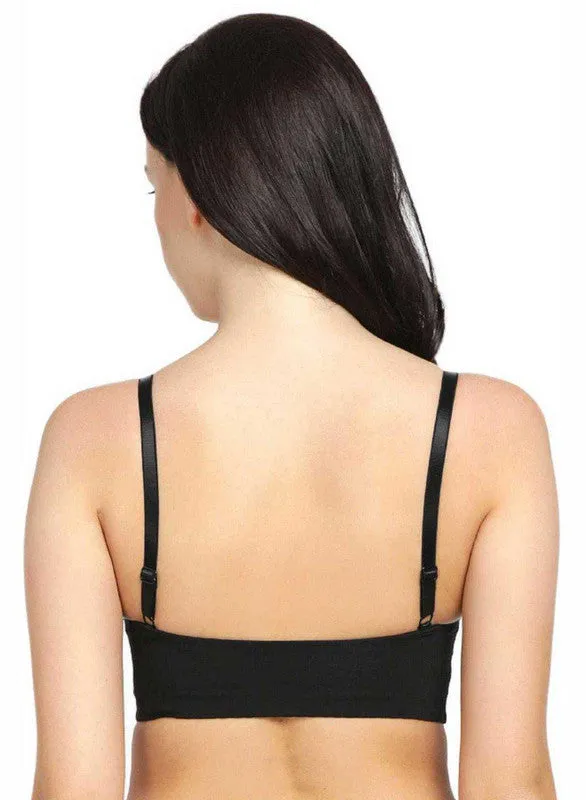 Lovable Black Non Padded Non Wired Full Coverage Bra - VITALITY CAMI-Black