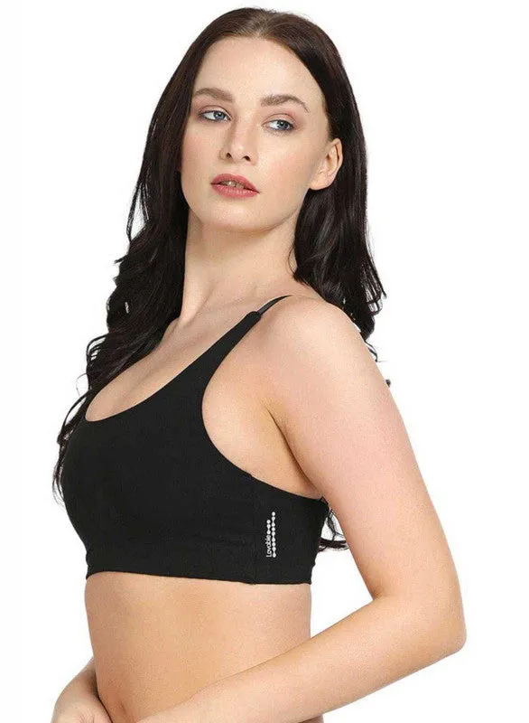 Lovable Black Non Padded Non Wired Full Coverage Bra - VITALITY CAMI-Black