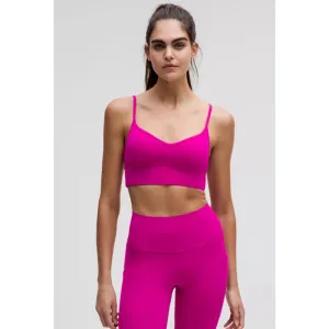 lululemon Align™ Sweetheart Bra, A-B cup Bra Size 6 in passion pink