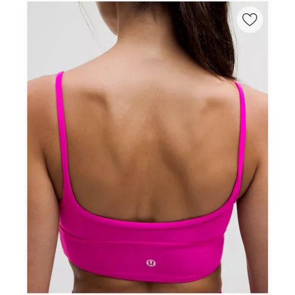 lululemon Align™ Sweetheart Bra, A-B cup Bra Size 6 in passion pink