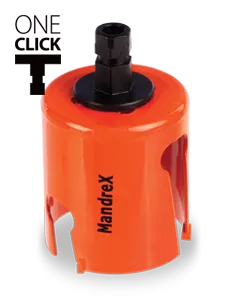 MandreX MHMQ0083B SuperXcut Multi Purpose TCT 83mm Hole Saw c/w Adapter