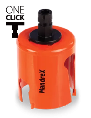 MandreX MHMQ0083B SuperXcut Multi Purpose TCT 83mm Hole Saw c/w Adapter