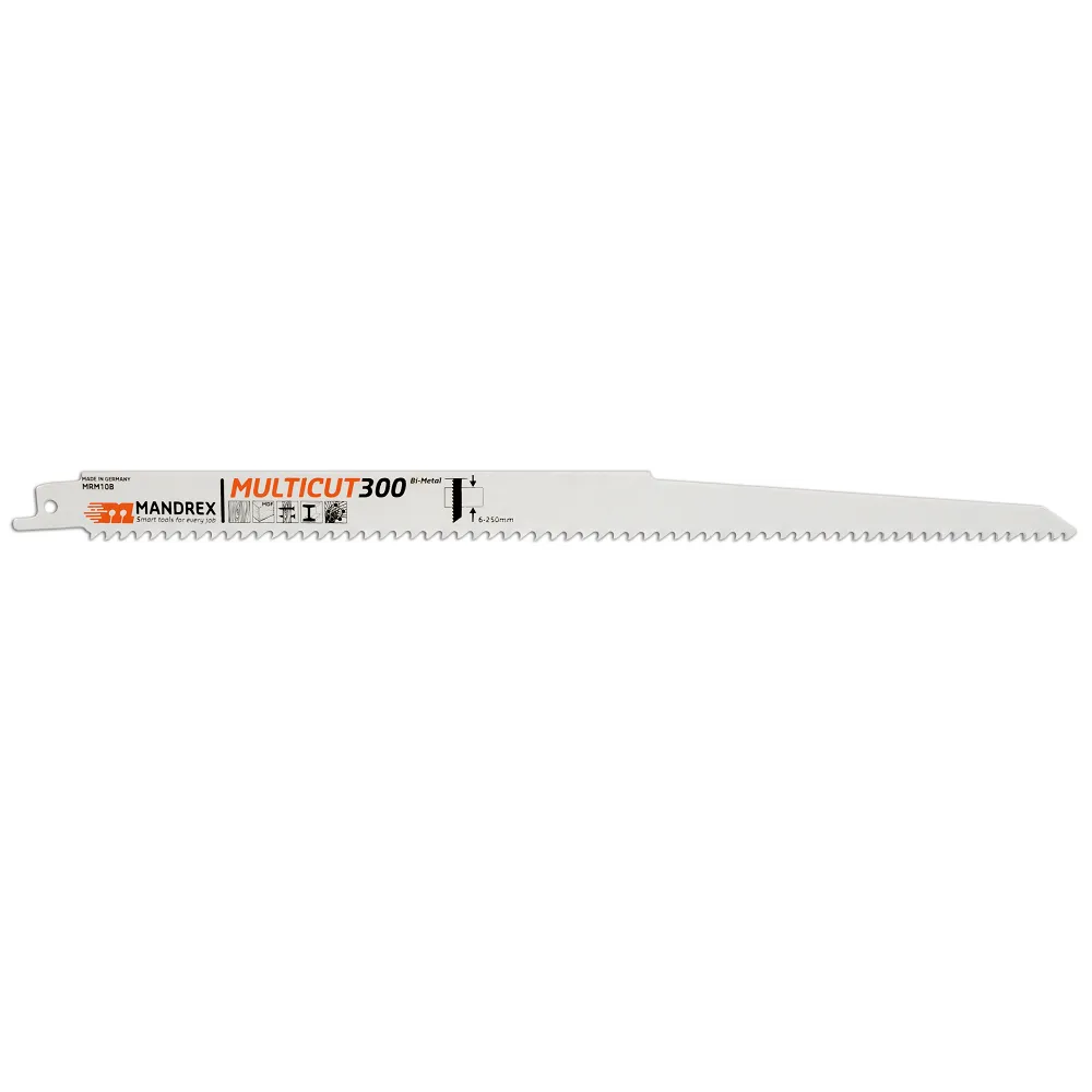 Mandrex MRM10B MULTICUT Reciprocating/Sabre Saw Blade - 300mm (2 Pack)