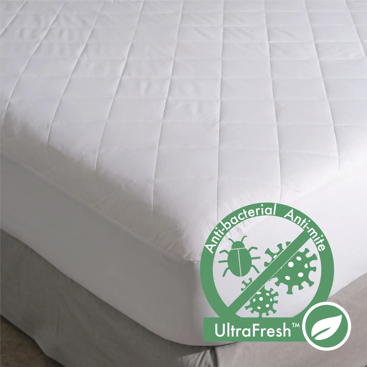 Mattress Protector Luxury Cotton Hotel Collection by Robinsons (Cooling, Anti-Bacterial, Mattress Pad)