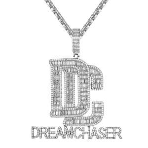 Mens Baguette Dream Chaser DC Custom Hip Hop Rapper Pendant