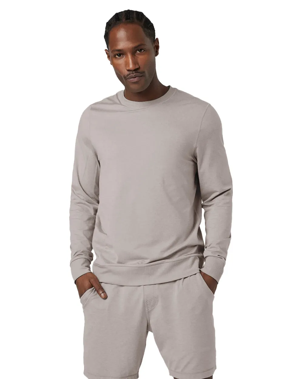 Men's Yoga Long Sleeve Crew Neck