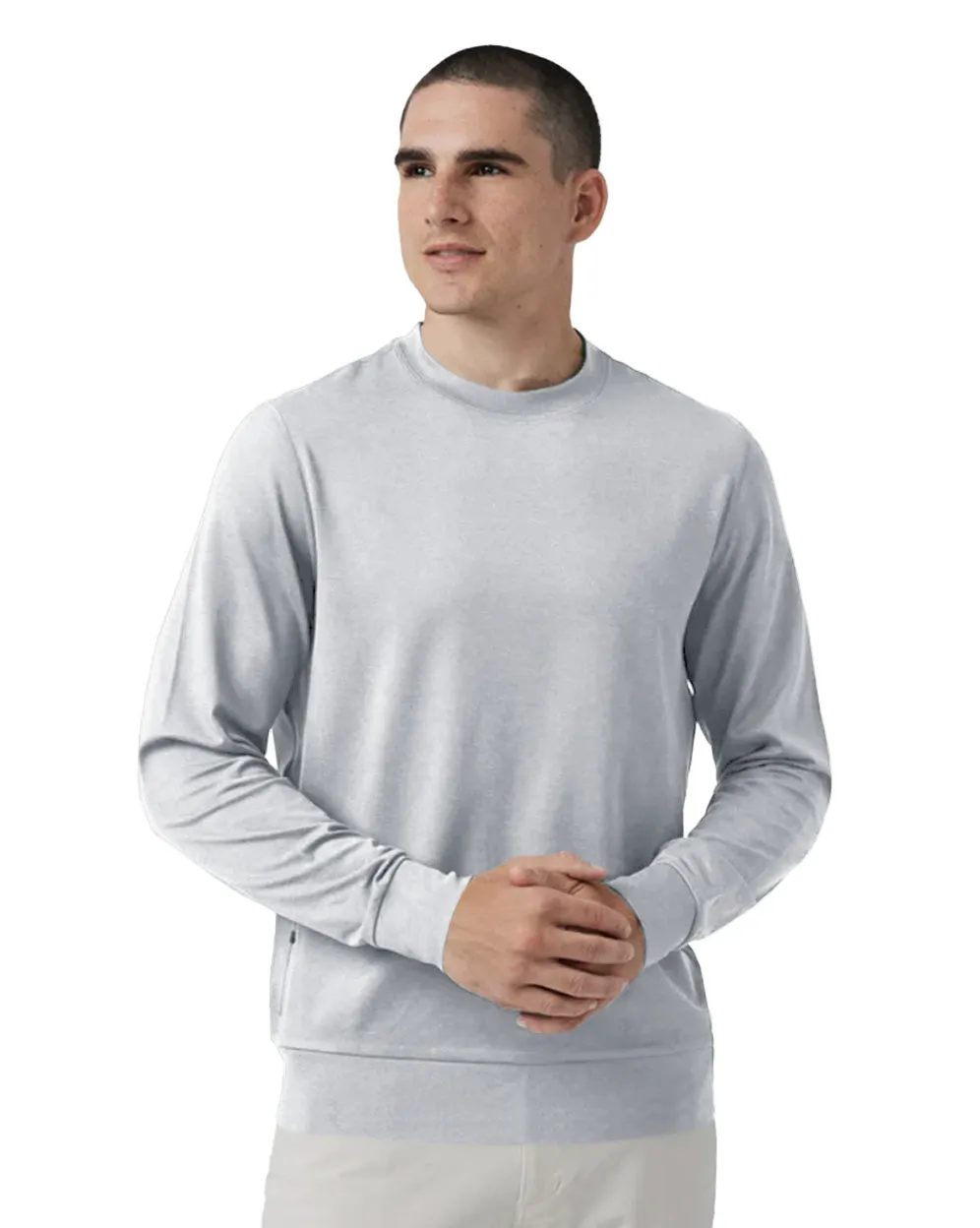Men's Yoga Long Sleeve Crew Neck
