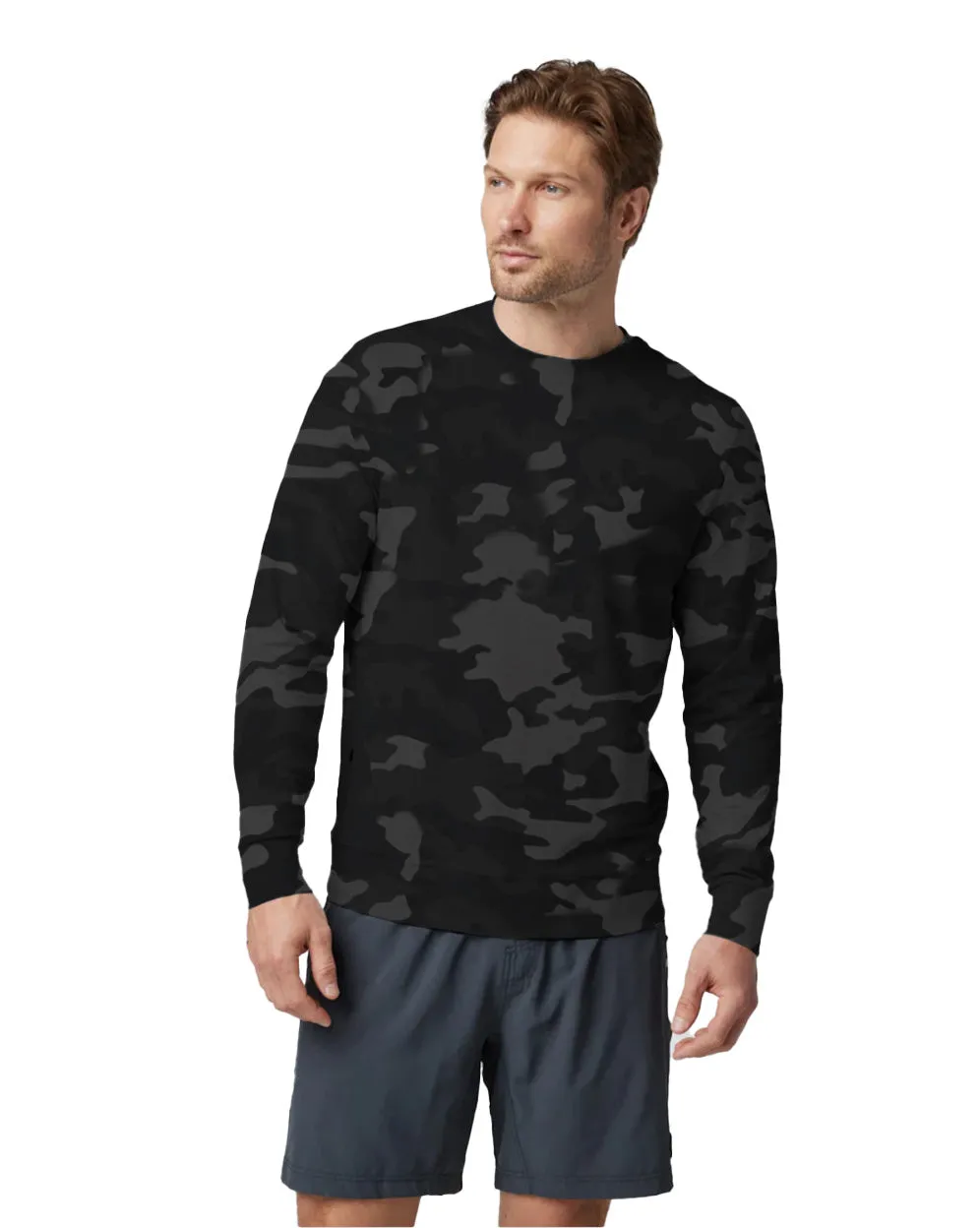 Men's Yoga Long Sleeve Crew Neck